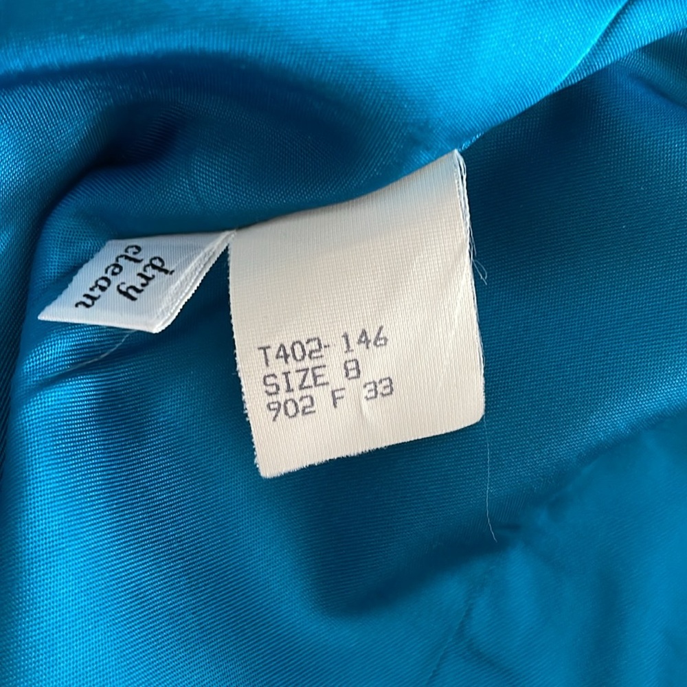 Pendleton Wool Turquoise Teal Blazer - image 8